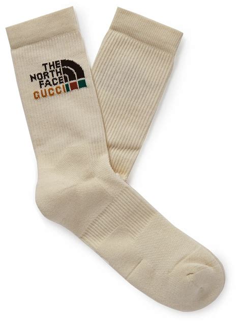 north face gucci socks|gucci north face slippers.